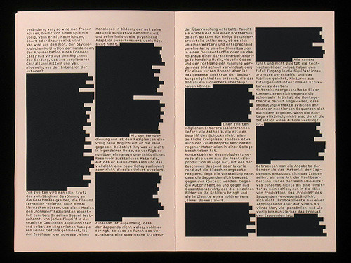 ANDY LANG / graphic design / le cadavre automatique #print #design #graphic #book #media #zapping #layout #editorial #innovative