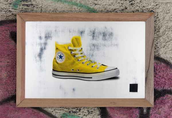 The one with the all star #popart #print #converse #chucks #screen #spraypaint #art