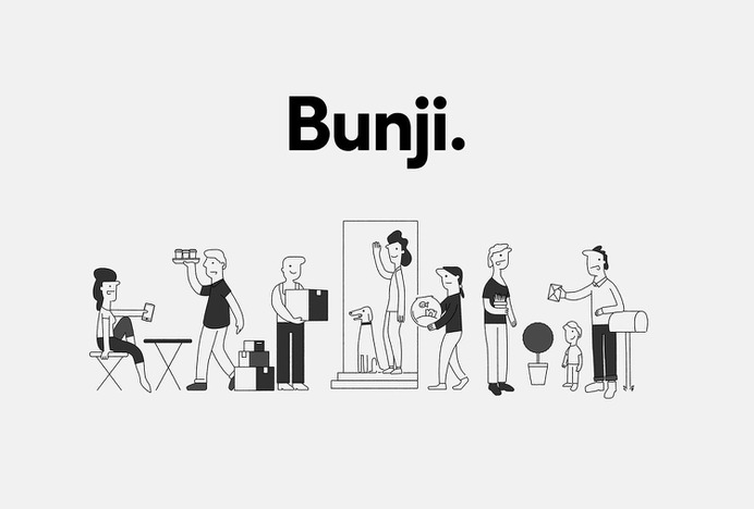 Bunji Identity - Mindsparkle Mag Emily Clarke designed the Identity for Bunji, a brand that is redefining property management once and for all. #logo #packaging #identity #branding #design #color #photography #graphic #design #gallery #blog #project #mindsparkle #mag #beautiful #portfolio #designer