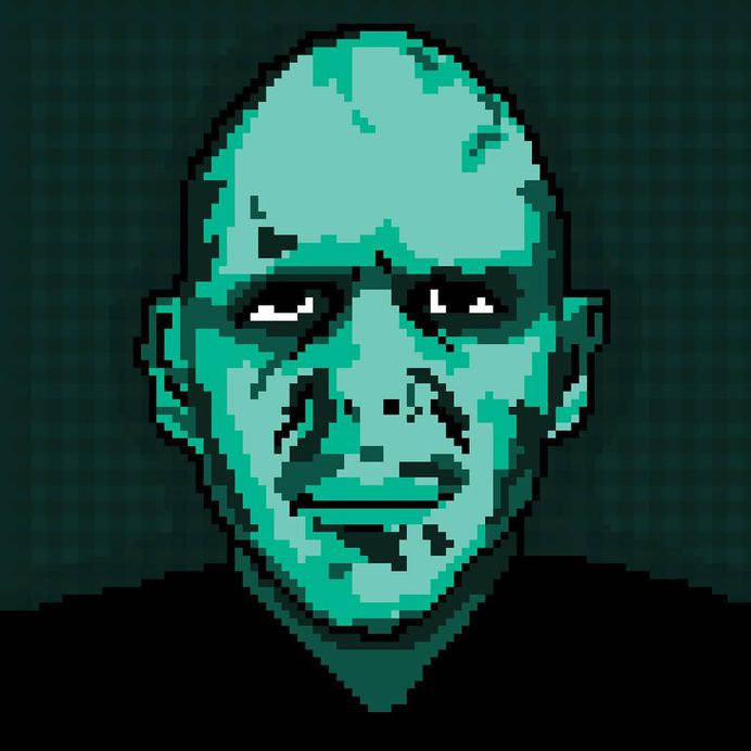 Tom. . . . . . #pixelart #pixelartist #harrypotter #voldemort #tomriddle #harrypotterfan #potter #photoshop #graphicdesign #8bit #16bit #art #hogwarts #slytherin #fandom #fanart