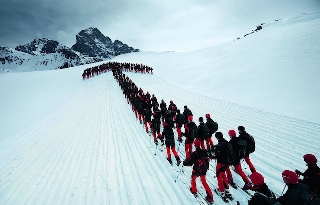 Red Mountaineer Photography #photography #snow #ski