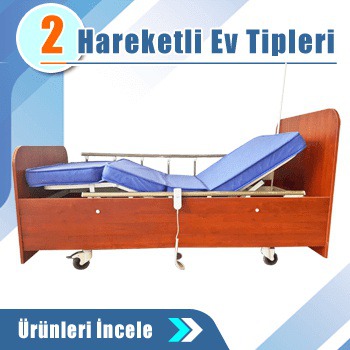 2 Hareketli Ev Tipi Yataklar