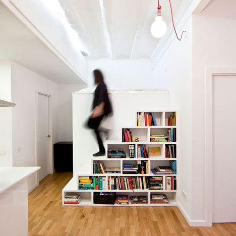 bookshelf staircase #architecture #book #stairs