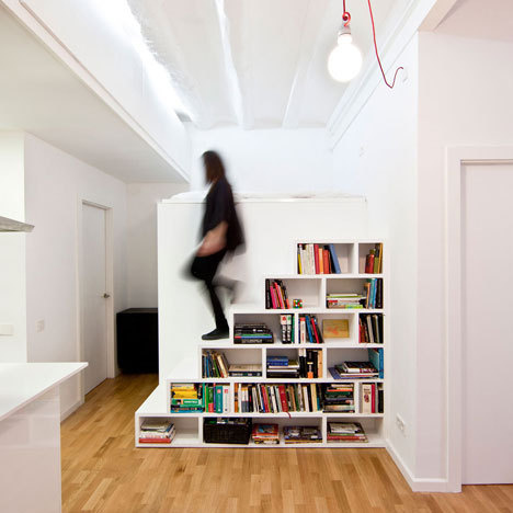 bookshelf staircase #stairs #architecture #book