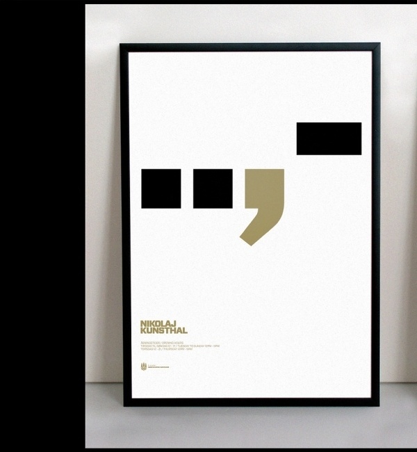 Nikolaj Kunsthal | Scandinavian DesignLab #design #poster #typography