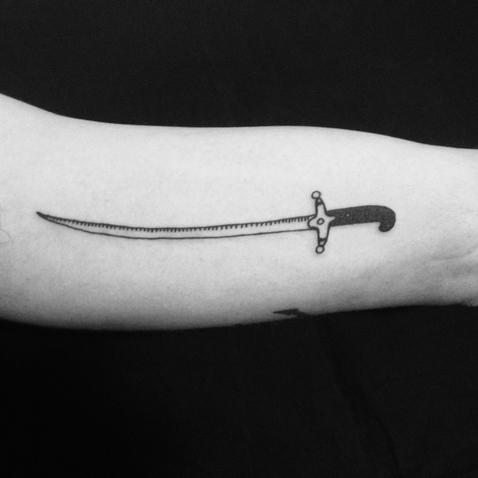 Cross Sword Temporary Tattoo (Set of 3) – Small Tattoos