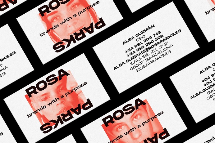 Business Cards and brand for Rosa Parks. Morillas branding on Behance