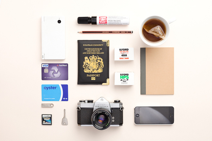 passport #inspiration #creative #knolling #examples #photography #knoll #organization
