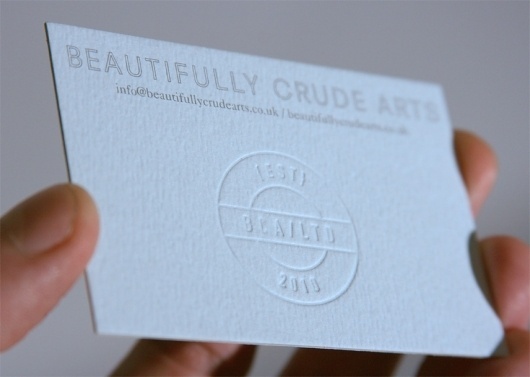 Beautifully Crude Arts #card #business
