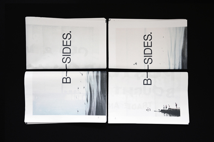 B-SIDES. http://b-sidesbtn.tumblr.com/ #layout #newspaper #photography #design