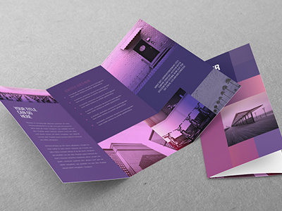 Clean Purple Squares Trifold You can download it here: http://graphicriver.net/item/clean-purple-squares-trifold/11119549?ref=abradesign #inspiration #design #purple #template #trifold #graphicriver #brochure