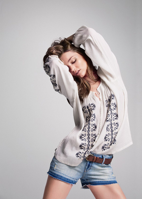 Miranda Kerr for Mango Summer Campaign 2013 #fashion #model #photography #girl