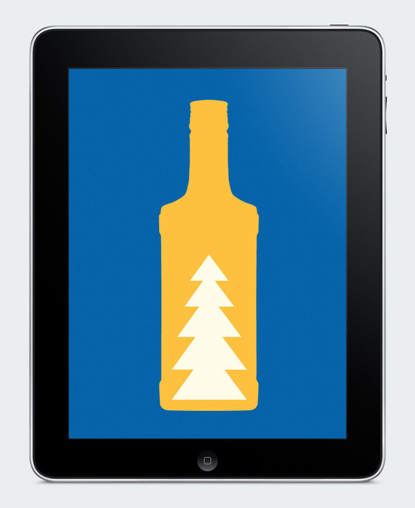 New year greeting card for Pernod Ricard #animation #year #bottle #color #snow #website #app #holiday #promo #mas #alchogol #new