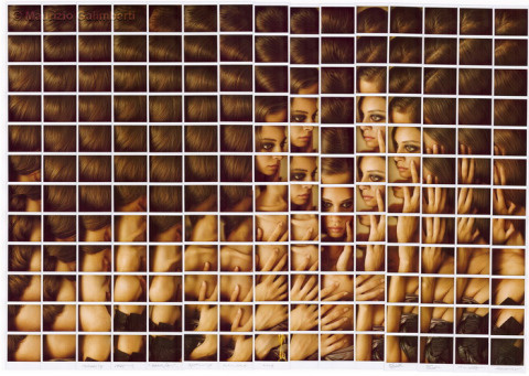Polaroid Mosaics by Maurizio Galimberti | PICDIT #photos #photo #photography #mosaic #art