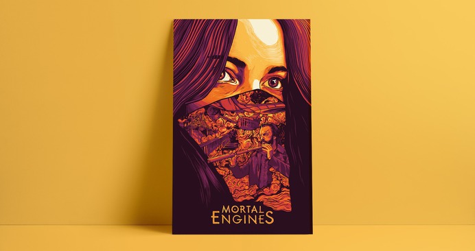 Universal Pictures' Mortal Engines - Alternate Movie Poster - The Commas #mortalengines #peterjackson #filmposter #thecommas #graphicdesign #alternativemovieposter #movieposter #keyart