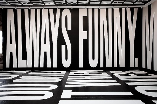 L & M Arts - Barbara Kruger #exhibition #type #interior #typography