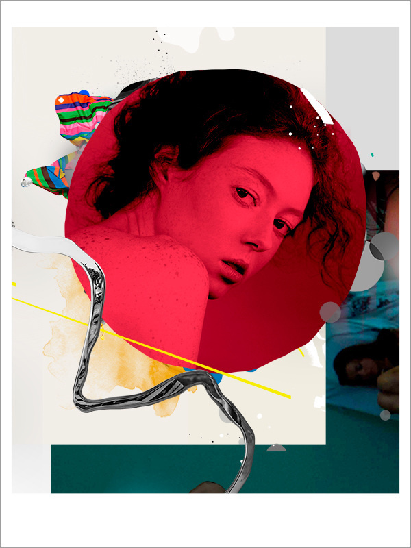 illustration by Benjamin Savignac #portrait #abstract #colors #contemporary #modern #illustrations #graphic #savignac