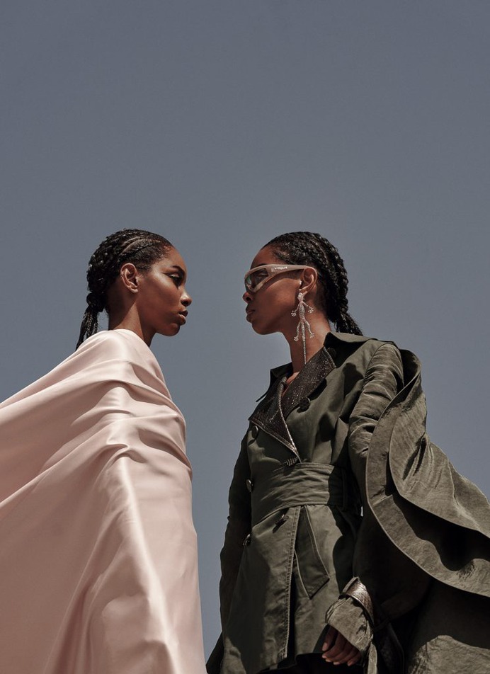 DeMarcus Allen for L'EDITO Magazine with Rayane Brown | Fashion Editorials