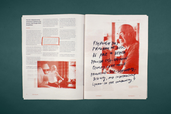 Spare change news #layout #editorial #typography
