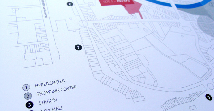 Brochure and leaflets for investors. City of Verviers, Belgium. #logotype #brand #identity