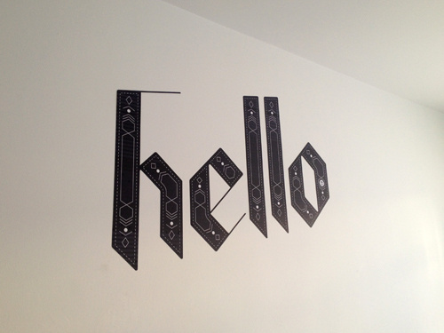 hello #lettering #typography
