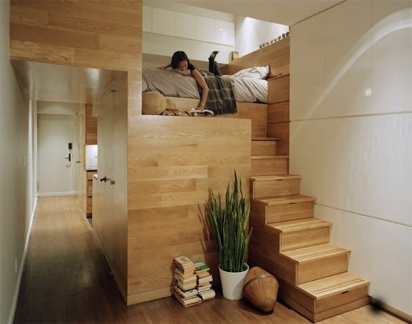 15 Unique Tiny Studio Apartment Design Ideas (8) #interior #loft #design #bedroom #wood #architecture #style #plant