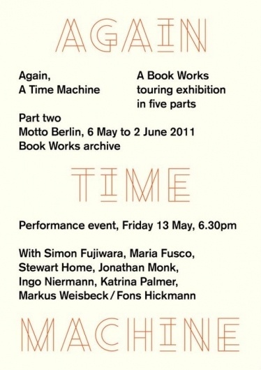 manystuff.org — Graphic Design daily selection #machine #again #design #graphic #time #poster