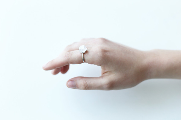 Sterling Silver Ring || PARALLEL PULSE #crystal #silver #pulse #design #jewelry #sterling #parallel #ring