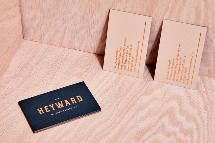 The Heyward Identity - Mindsparkle Mag SDCO Partners designer the Heyward—apartment homes with an urban-light, organic, modern feel, in a garden-green setting. #packaging #identity #branding #design #color #photography #graphic #design #gallery #blog #project #mindsparkle #mag #beautiful #portfolio #designer