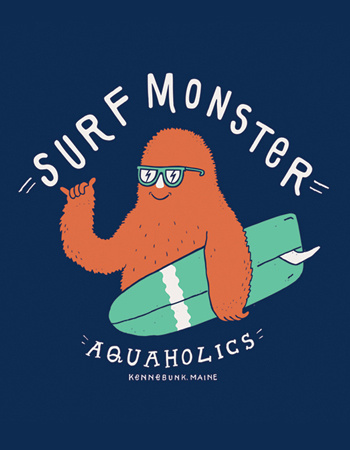 Vaughn Fender #surfing #monster #typography
