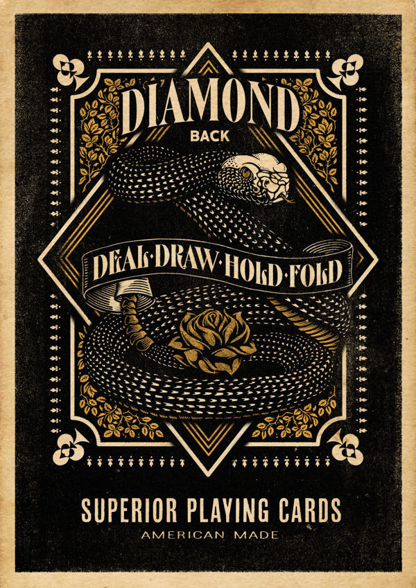 Diamondback Playing Cards - Aaron von Freter #freter #diamond #aaron #playing #snake #von #cards