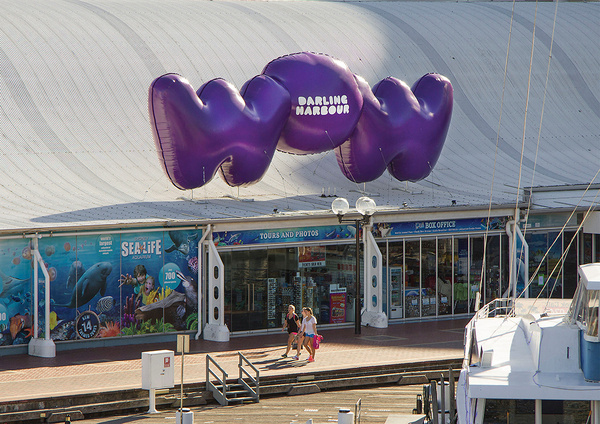 DARLING HARBOUR mikerigby #branding #mike #rigby #interbrand #fireworks #identity #type #australia #3d #typography