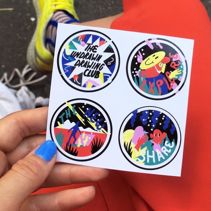 Just reordered my #undrawndrawing #stickerset what do you think about those? Should I do more of those? #illustration #drawing #art #artwork #nadinekolodziey #editorial #design #graphic #graphicdesign #comic #magazine #newspaper #bold #berlin #art #color #grafitti #doodle #tattoo #installation #sculpture #3D #theundrawndrawing #theundrawn #explore #explorethenew #visualexplorer