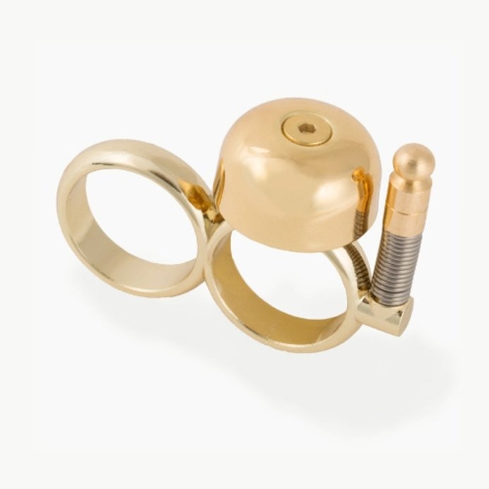 Elegantly warn pedestrians on your run with this finger bell. #modern #lifestyle #design #product #industrial #outdoor #style #bell