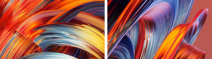 Paintwaves wave paint 3d art color colorful splash green yellow red violet mindsparkle mag experiment