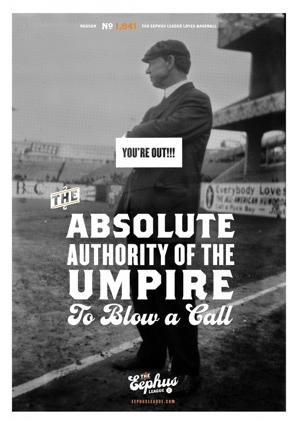 You're Out!!! « Eephus League #baseball #poster