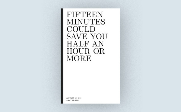 A printed archive of your tweets.Choose your own title. #minimal #book