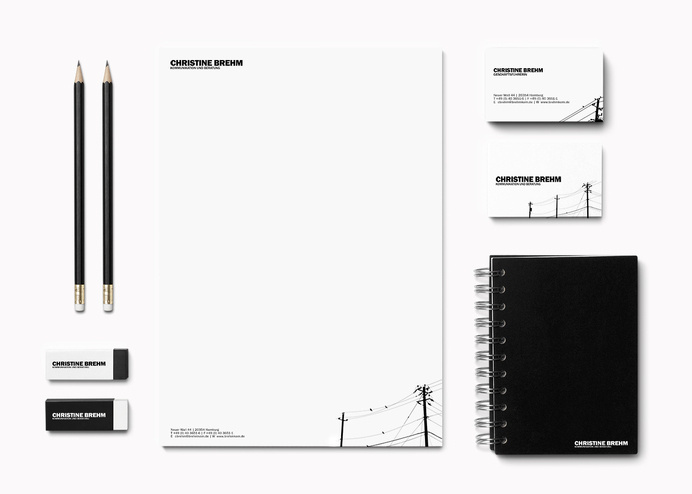 Corporate Design | Cohezion #stationary #design #black-white #corporate #business_card #logo #letterhead
