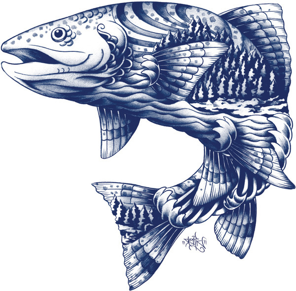 New Logo, Identity, and Packaging for Blue Goose Pure Foods by Sid Lee #packaging #blue #illustration #fish
