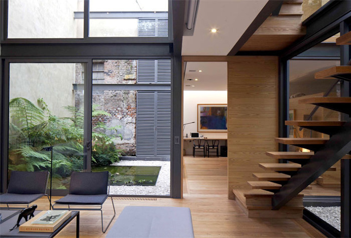 Urban Home with Character-Defining Four Courtyards - architecture, house, house design, dream home, #architecture
