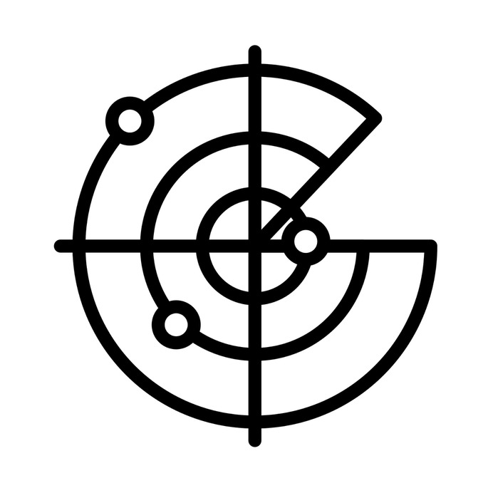 See more icon inspiration related to radar, area, place, positional, communications and technology on Flaticon.
