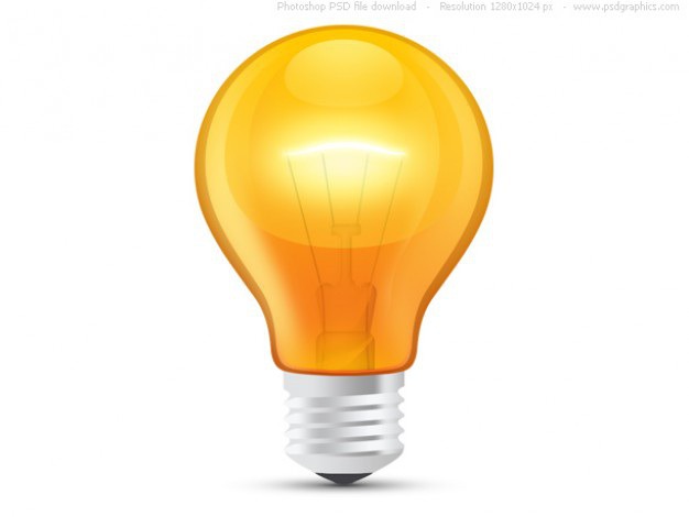 Glossy orange light bulb (psd) Free Psd. See more inspiration related to Light, Icons, Orange, Web, Light bulb, Bulb, Psd, Web icons, Shiny, Glossy, Horizontal and Isolated on Freepik.