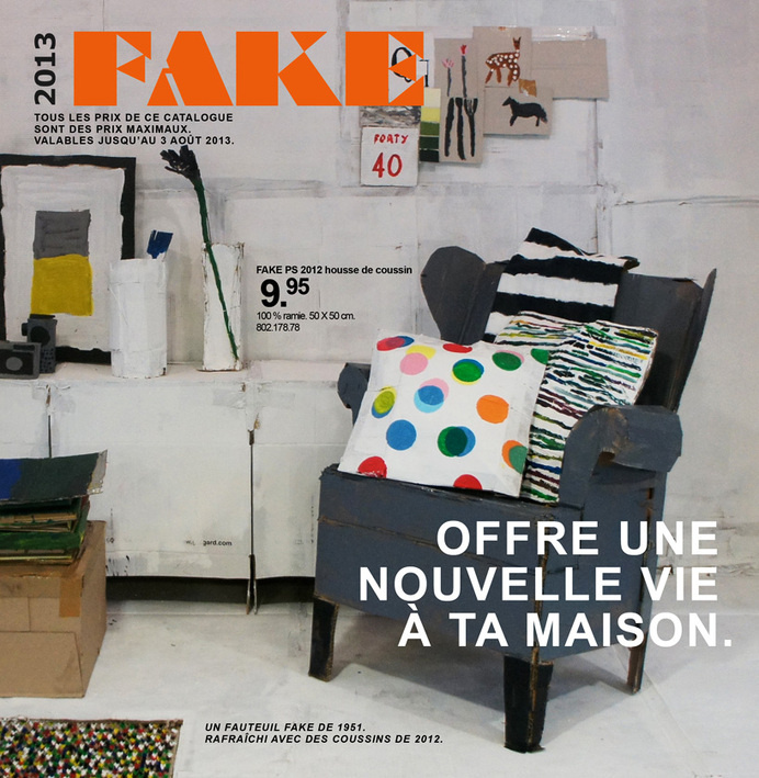 benedetto bufalino makes fake IKEA catalog out of cardboard #ikea