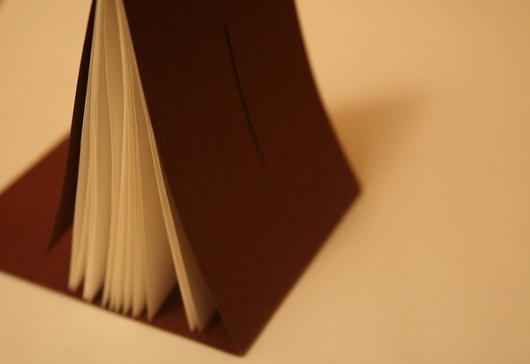 Handmade Books on the Behance Network #cut #di #book #fractures