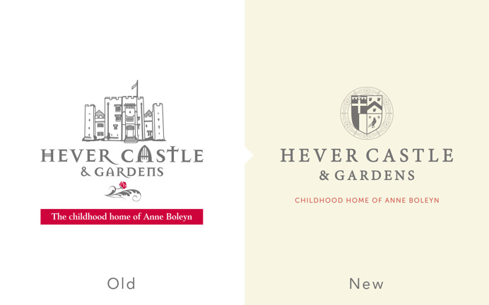 Hever Castle & Gardens Rebrand