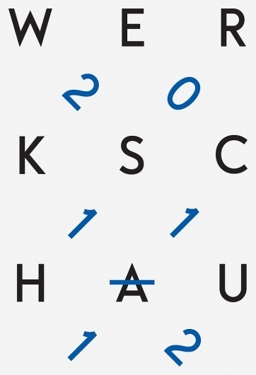 Werkschau Augsburg #typographic #type #layout #poster