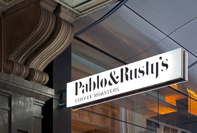 Pablo & Rusty's by Manual #sign
