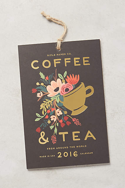 Coffee & Tea 2016 Calendar