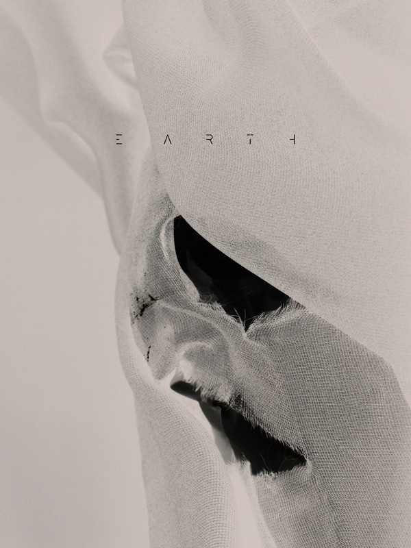 Foragepress.com | Stan Zienka #fabric #organice #pale #torn #hole #earth