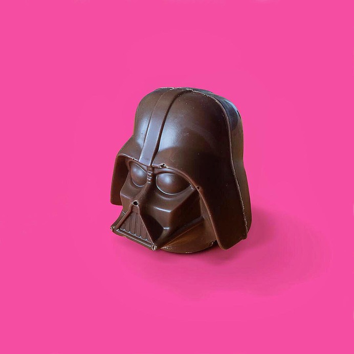Bitter meets sweet #colourful #colorful #color #colour #digitalart #art #photoshop #mashup #collage #dartvader #starwars #chocolate #milkchocolate #bitter #sweet
